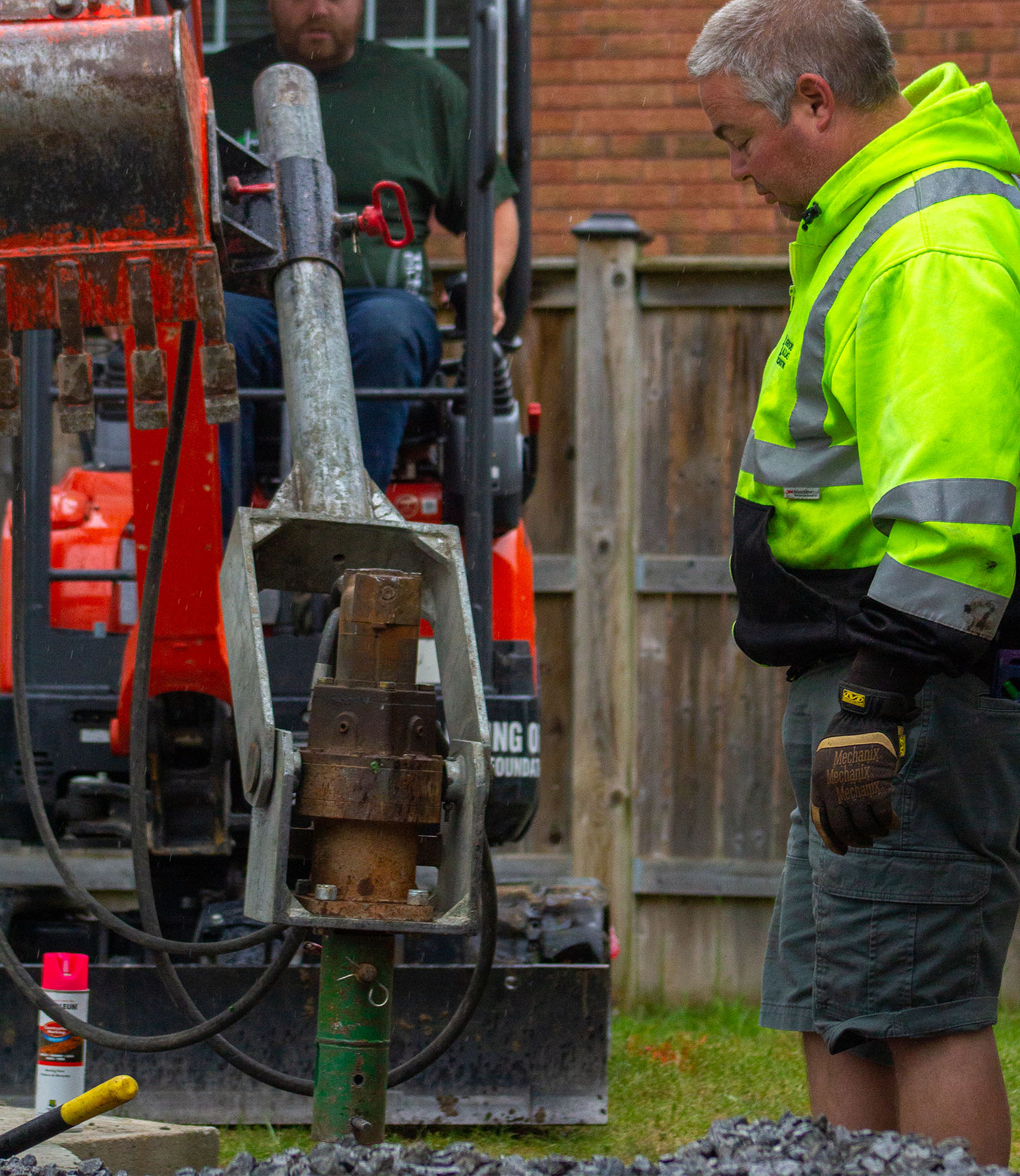 contractors installing