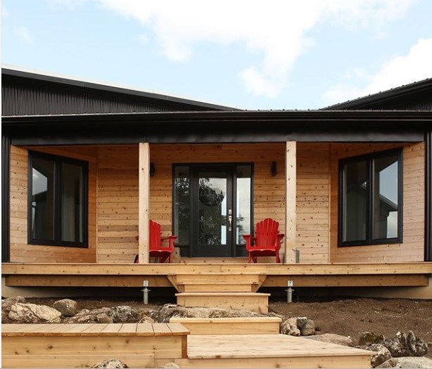 Veranda and wooden staircase by Postech North Central BC
